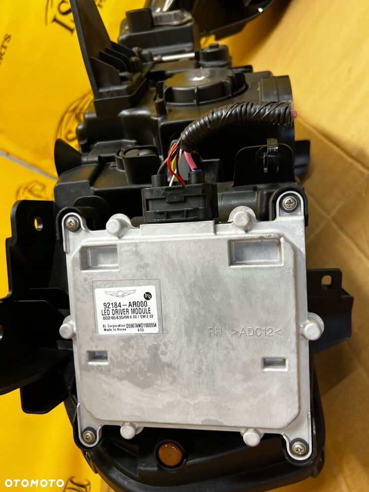 KOMPLET LAMPY REFLEKTORY PRZÓD FULL LED GENESIS GV70 EUROPA - 8