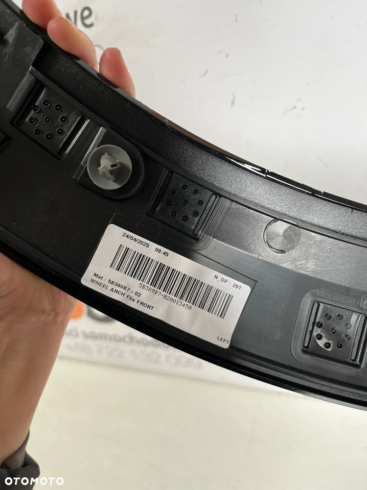 LISTWA BŁOTNIKA LEWA PRZEDNIA MINI F66 F65 5B389B7-02 2025R - 3