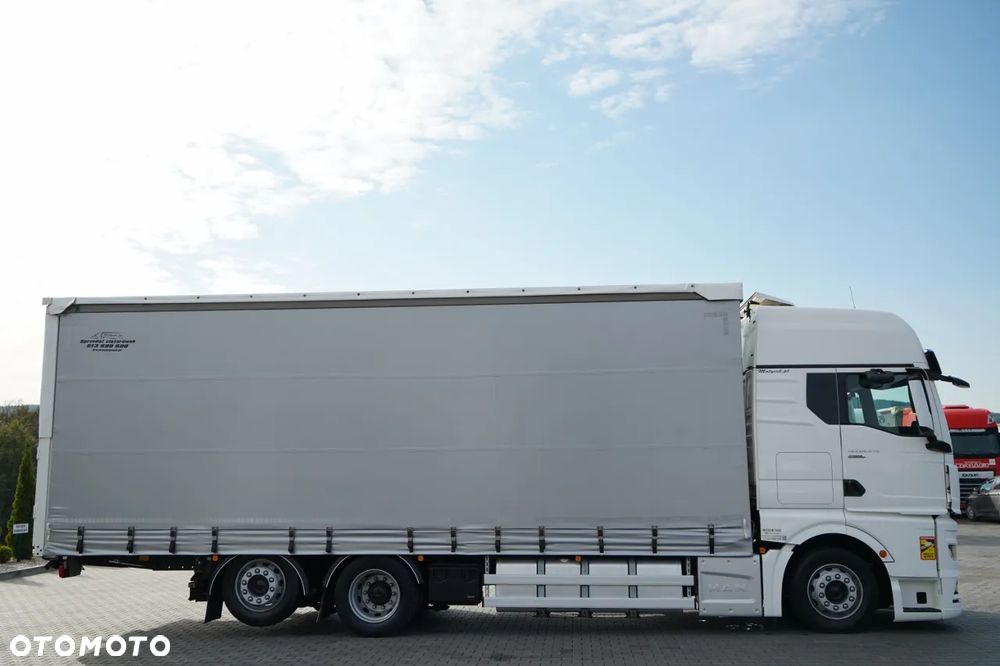 MAN TGX 26.470 / 6x2 / FIRANKA / SOLÓWKA / 6x2 / 120 m3 / OŚ PODNOSZONA / KLIMATYZACJA POSTOJOWA / PODŁOGA SZYNA DESKA / - 6