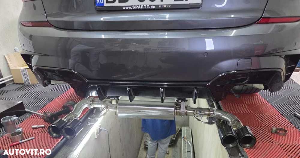 Difuzor Bara Spate M BMW G20 G21 model 340, 340i M look, Negru Lucios - 7