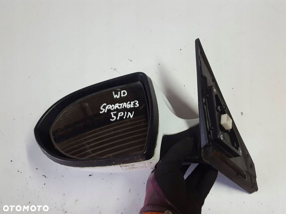 KIA SPORTAGE 3 III 10-13r LUSTERKO LEWE NA 5 PINÓW WD - 2