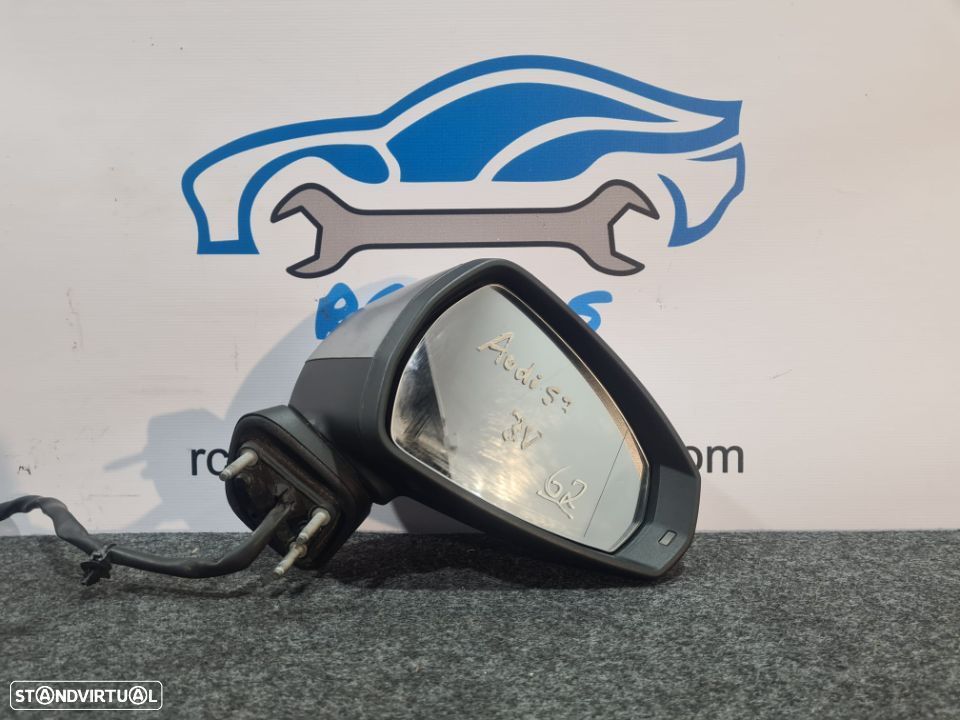 ESPELHO ESPELHOS RETROVISOR RETROVISORES ELETRICOS DIREITO AUDI A3 S3 8V SPORTBACK QUATTRO - 2