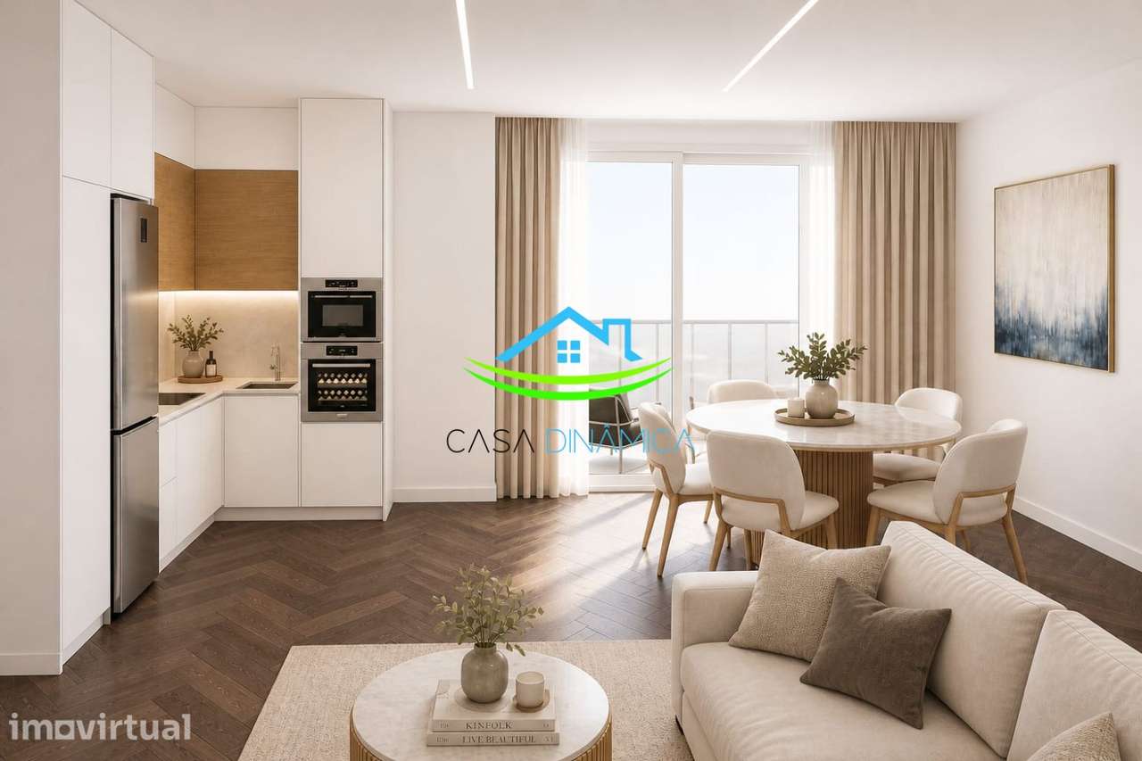 Apartamento T1 Novo no Cais da Figueira da Foz – Edifício Cais - Grande imagem: 4/39