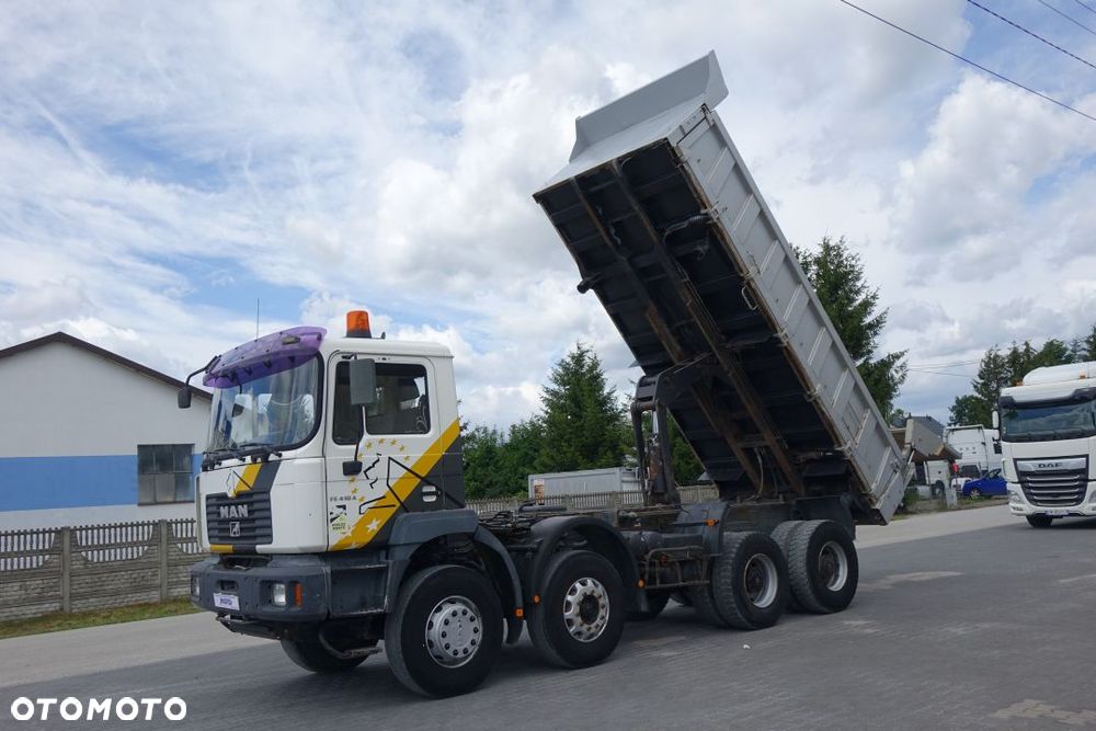 MAN FE 410 A /8x4 / MANUAL / WYWROTKA /BIBENNE / DWUSTRONNA / HYDROKLAPA / HYDROBURTA - 2