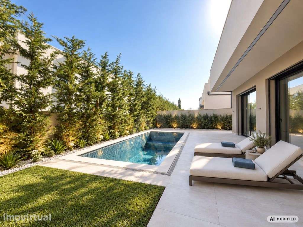 Moradia T4+1 com piscina, jardim e garagem em Cascais - Grande imagem: 4/46