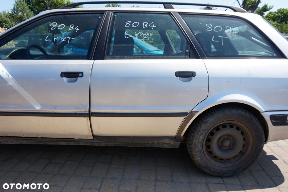 DRZWI TYLNE LEWE 80 B4 LY7T  AUDI 1991-1996 - 2