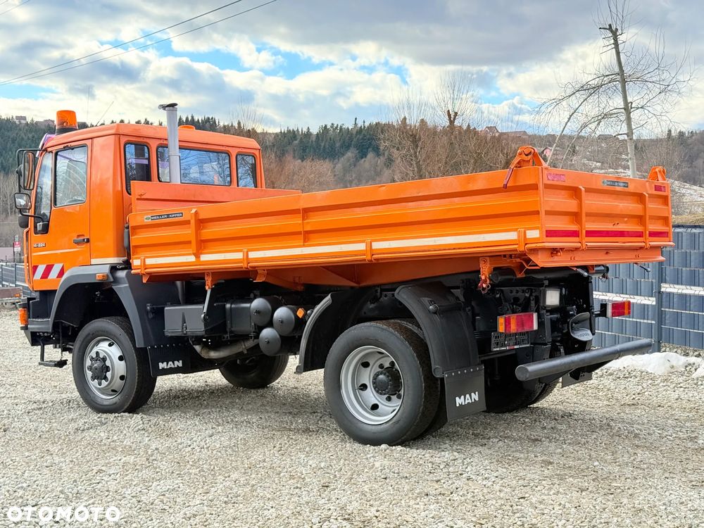 MAN * MAN 14-220 * Kiper Wywrotka Meiller * 4x4 * Zimowe Utrzymanie * Unimog * - 11