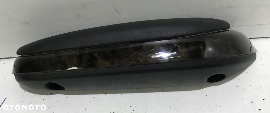 RĄCZKA DRZWI BOCZEK SKÓRA DREWNO BMW E46 COUPE R - 1