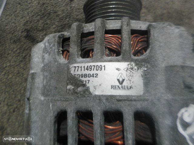 Alternador 7711497091 RENAULT TWINGO 2013 1.2I 75CV 3P PRETO - 3