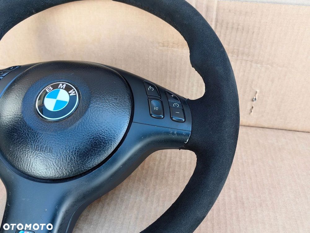Kierownica BMW e46 M3 e39 M5 e53 x5 multifunkcja M Sport alcantara - 4