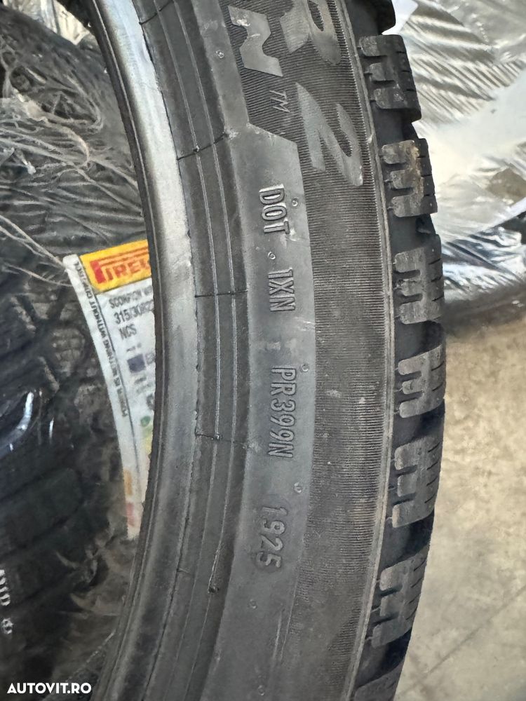 Vând set anvelope 275/35/22-315/30/22 pirelli de iarnă noi - 8