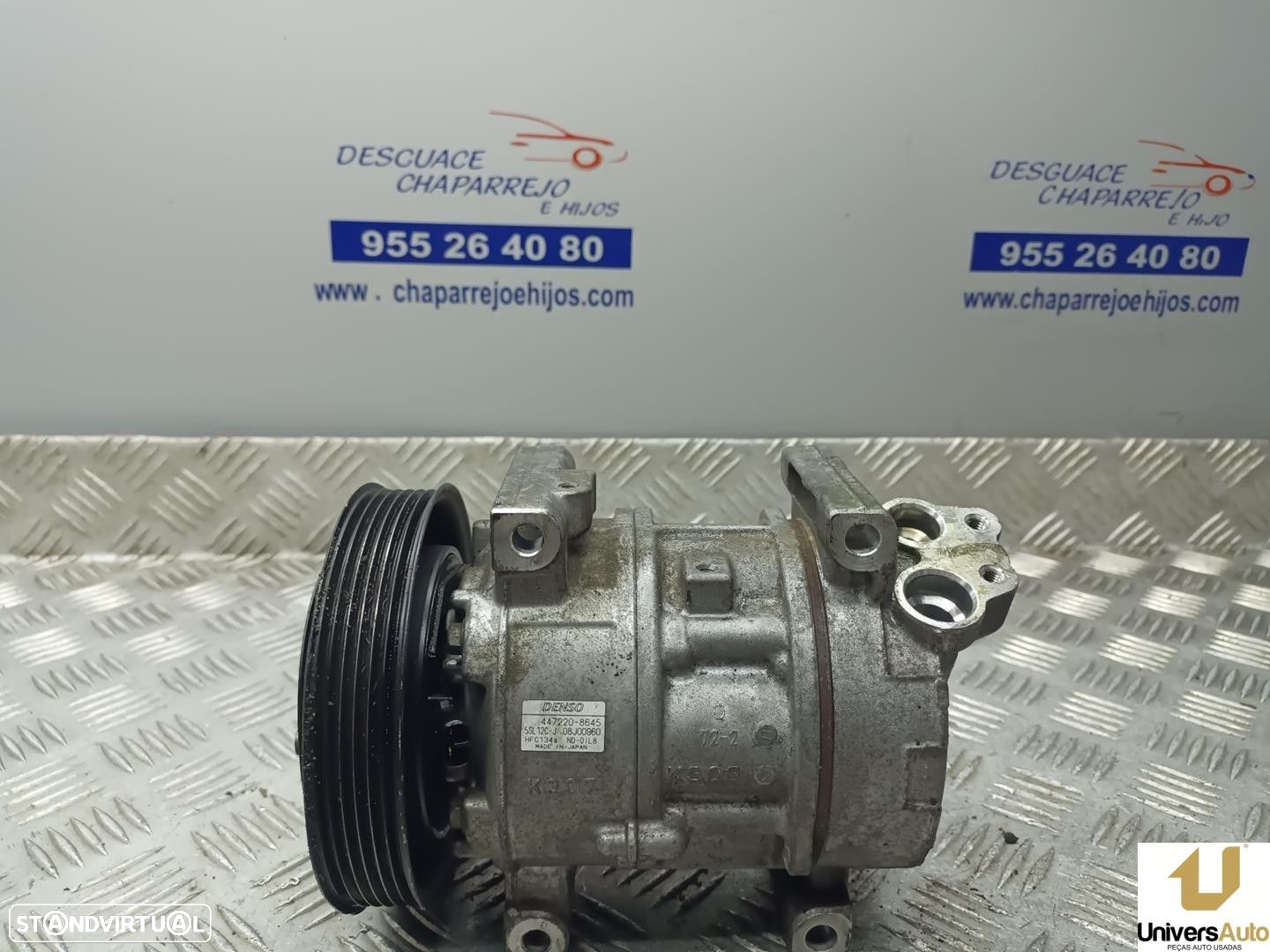 COMPRESSOR AR CONDICIONADO FIAT BRAVO II 2009 -4472208645 - 2