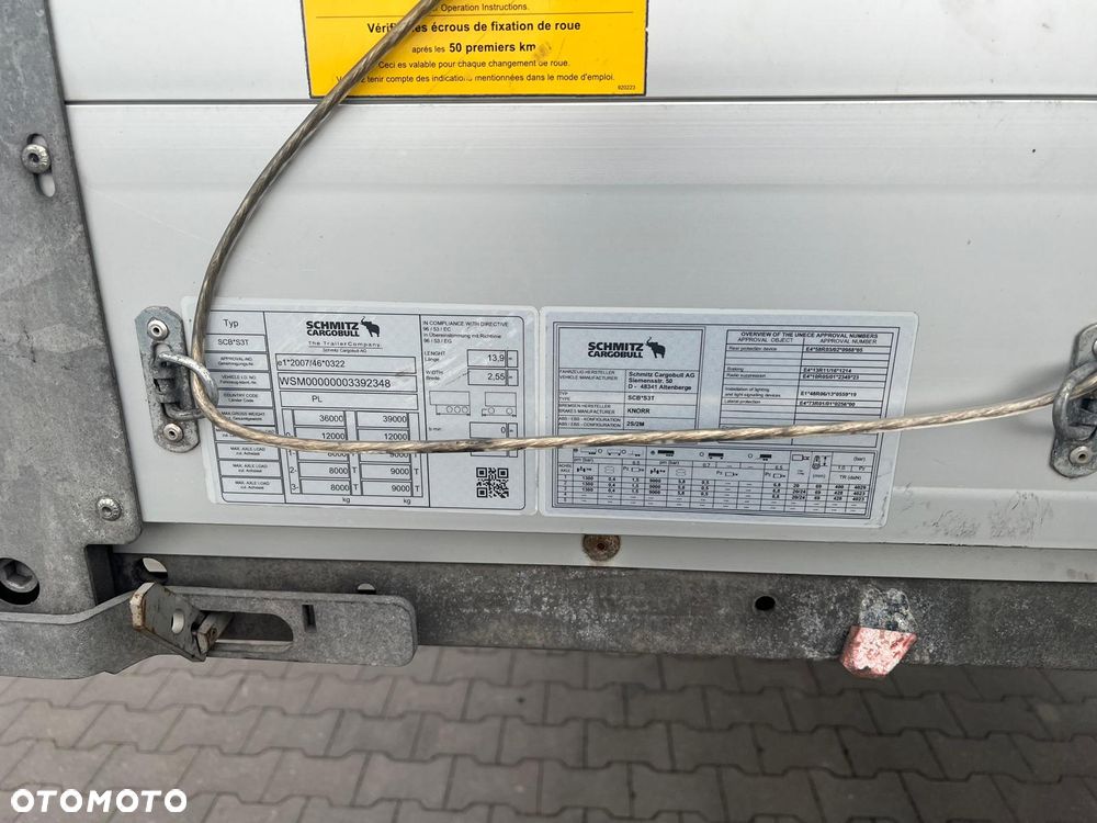 Schmitz Cargobull FIRANKA / 2 SZTUKI W OFERCIE / 2022 / STANDARD / PODNOSZONY DACH - 41
