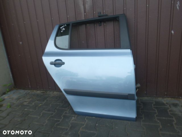 DRZWI PRAWY TYŁ PRAWE TYLNE SKODA FABIA II HB KOMPLETNE KOLOR 9154 07- - 2