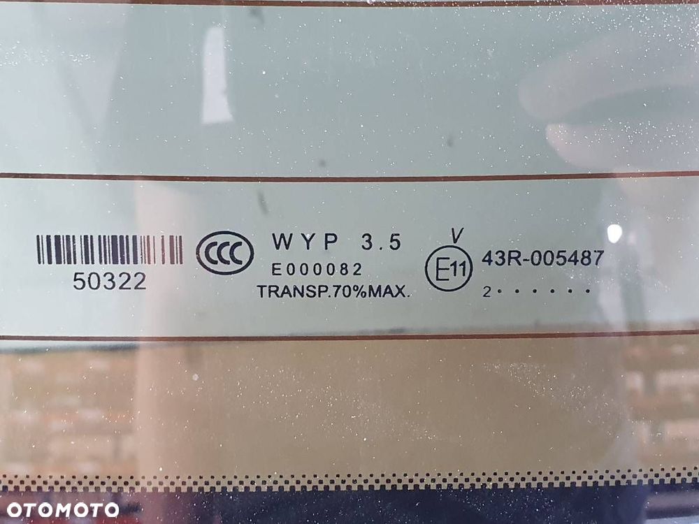 KLAPA TYŁ SZYBA TYLNA BAGAŻNIKA CITROEN C5 X USZKODZONA - 3