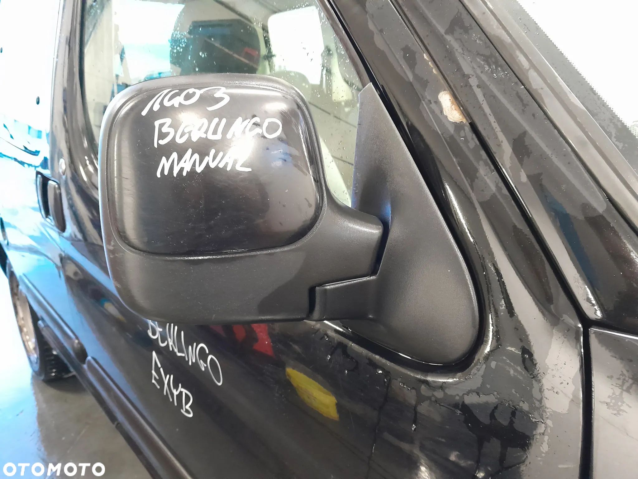 CITROEN BERLINGO I LIFT LUSTERKO PRAWE PRZEDNIE PRAWY PRZÓD MANUALNE KOLOR: EXYB - 1