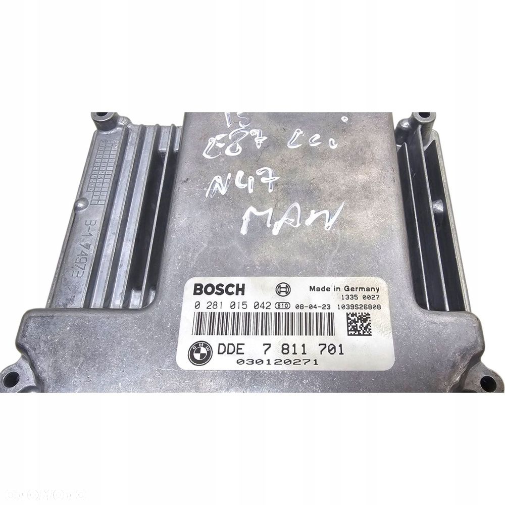 Bmw E87 Lci Zestaw Startowy Komputer Kluczyk Sterownik Cas 118D N47 Nr 431 - 4