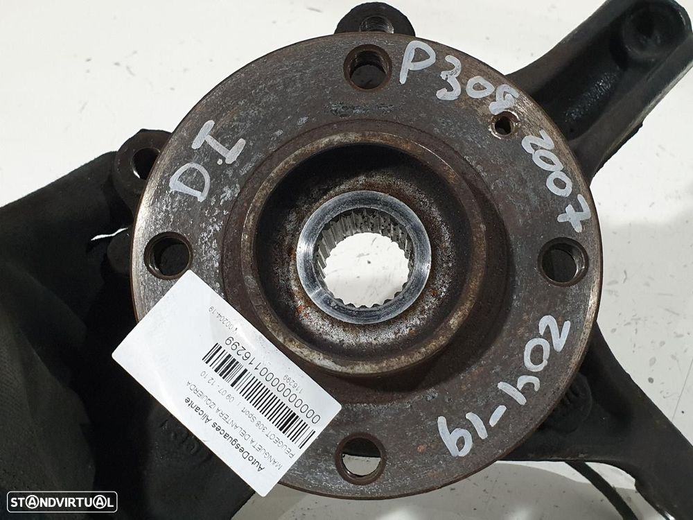 MANGA DE EIXO FRONTAL ESQUERDA PEUGEOT 308 SW 2007 - - 3