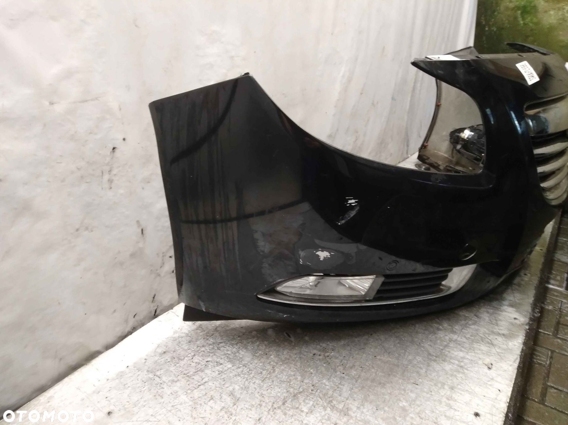 ^ ZDERZAK PRZÓD PRZEDNI DO OPEL INSIGNIA A Z22C CZARNY HALOGENY - 5