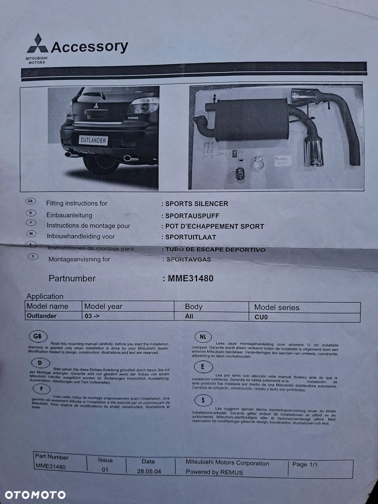 Mitsubishi Outlander 2.0 Turbo 4WD - 15