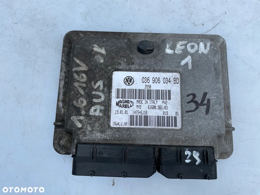 STEROWNIK SILNIKA SEAT LEON I 1.6 16V 036906034BD - 1