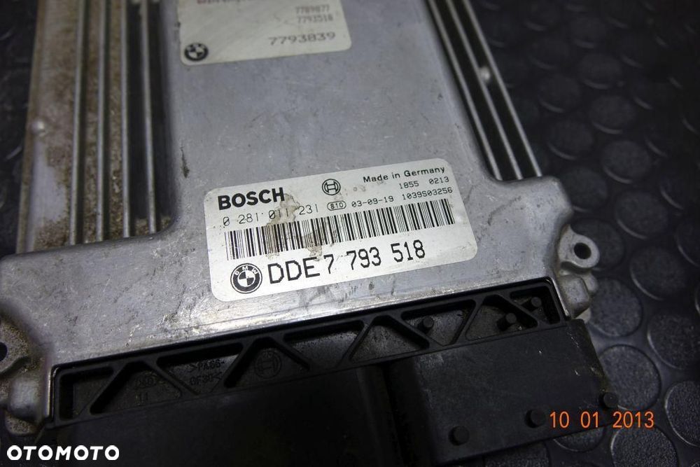 STEROWNIK SILNIKA KOMPUTER BMW E65 3.0D 7793518 - 3