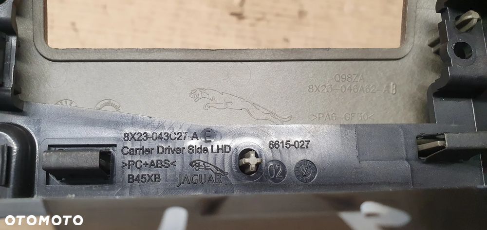 Listwa dekor osłona ramka konsoli Jaguar XF X250 8X23-046A62-AB 8X23-043C27-AE - 6