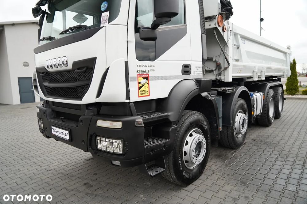 Iveco TRAKKER 450 / 8x4 / WYWROTKA / HYDROBURTA / BORDMATIC / EURO 6 / - 18