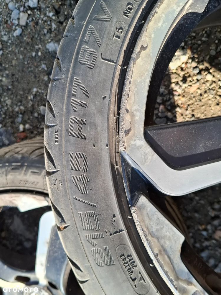 ALUFELGI KOLA R17 5X112 OPONY 215/45 DOTZ VW AUDI SEAT SKODA SLASK WYSYLKA - 8