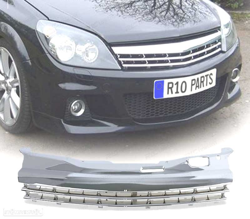 GRELHA FRONTAL OPEL ASTRA H 04-07 CROMADO - 1