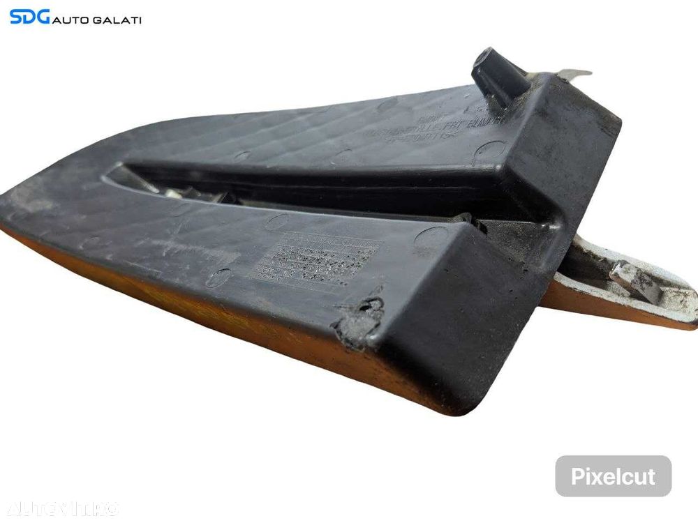 Grila Ornament Proiector Ceata Stanga de pe Bara Spoiler Fata Chevrolet Aveo T250 2003 - 2011 Cod 96648785 96648785LH [L8998] - 3