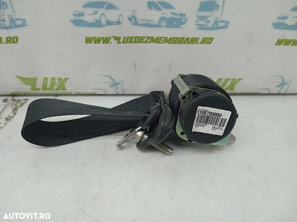 Centura de siguranta 619870600D Nissan Juke YF15  [din 2010 pana  201 - 2