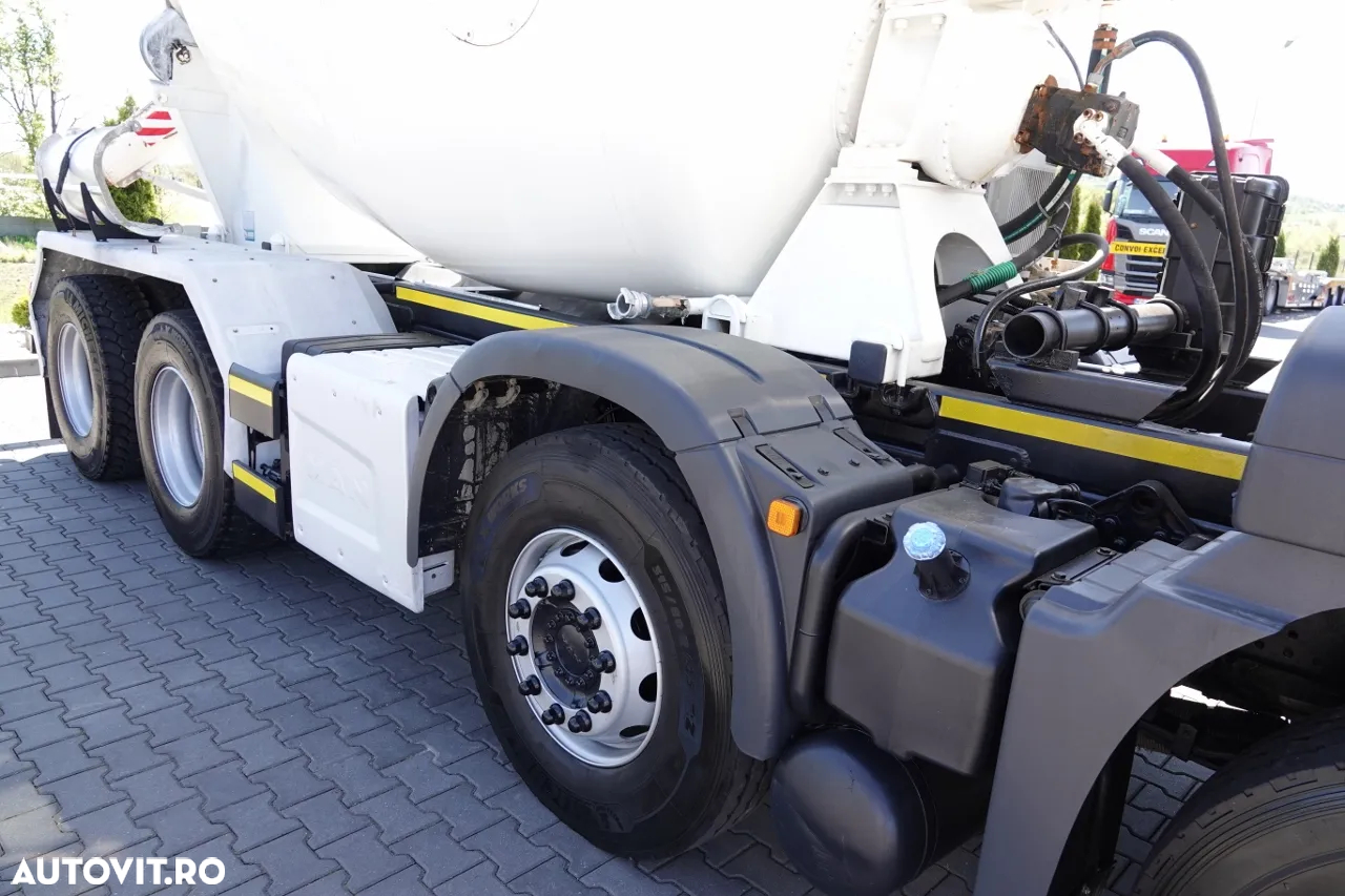 MAN TGS 32.400 / 8X4 / BETONIERĂ / 9 M3 / IMER / MANUALĂ / EURO 6 - 13