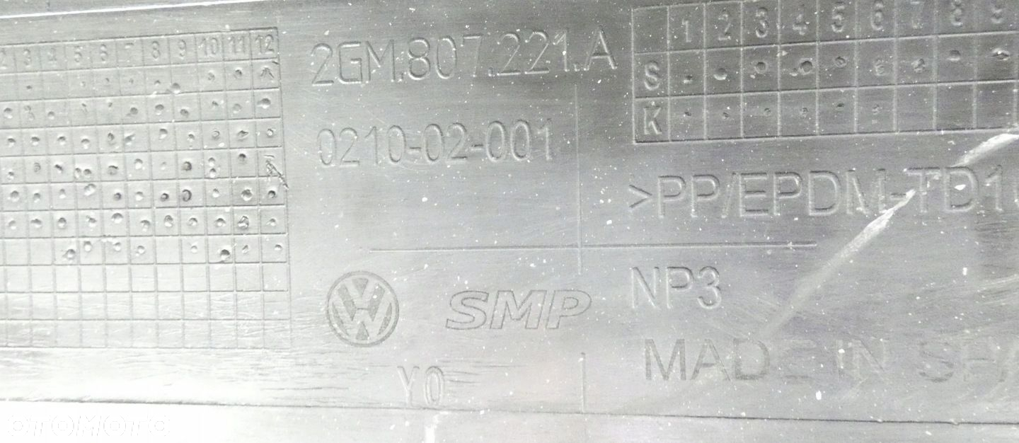 VW T-CROSS 2GM807221A POD 4 PDC 2018- ZDERZAK PRZÓD PRZEDNI - 14