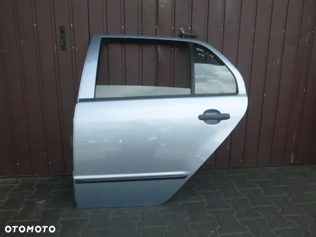 DRZWI LEWY TYŁ LEWE TYLNE SKODA FABIA I HB KOMPLETNE KOLOR 9151 - 1