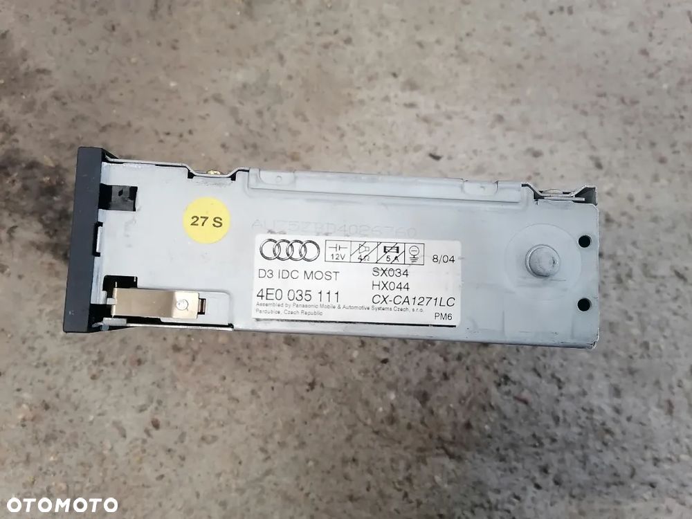 Zmieniarka Czytnik Płyt CD Audi OE 4E0035111 4E0910111C - 7