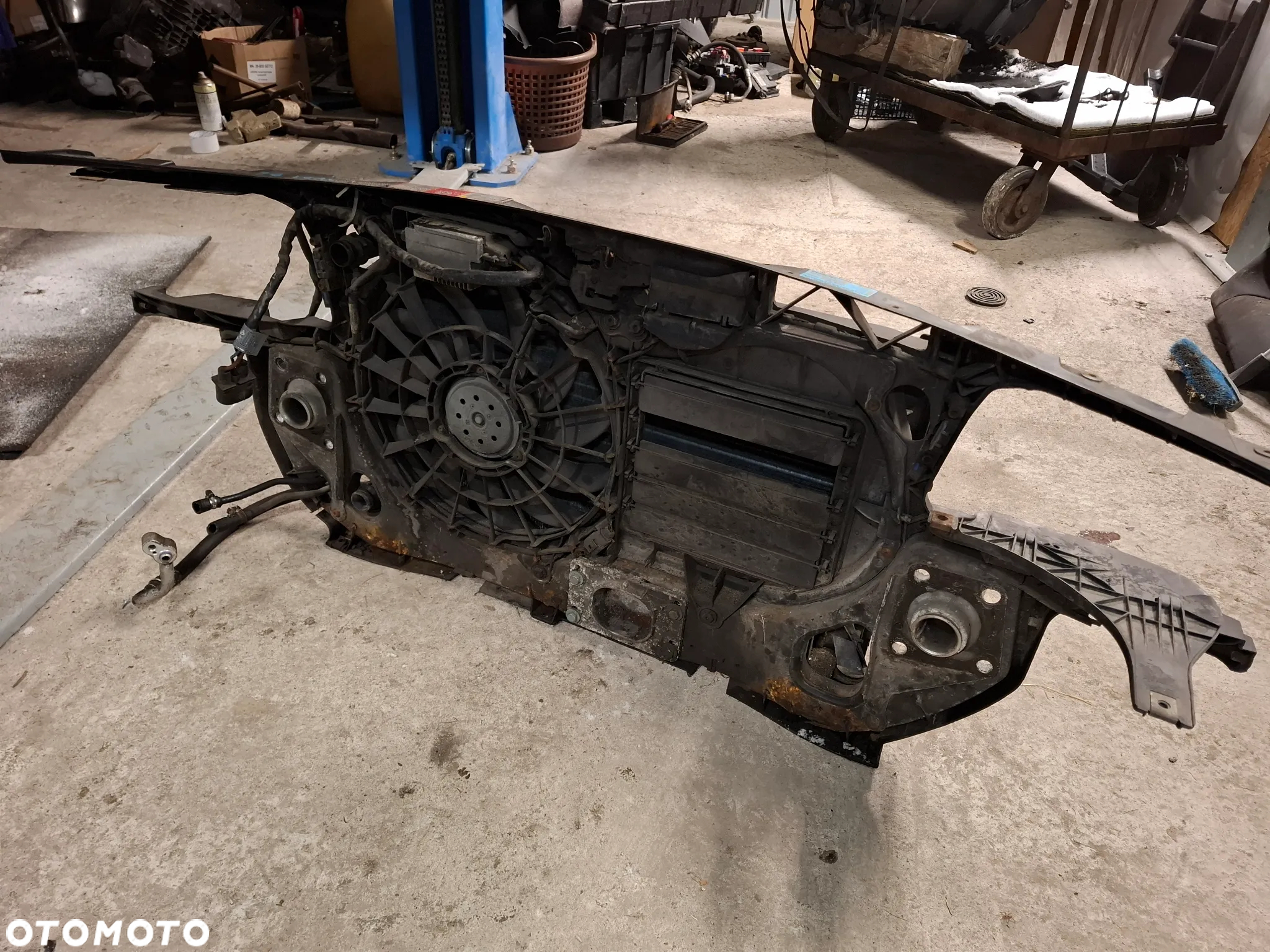 PAS PRZOD PRZEDNI WZMOCNIENIE CHLODNICE KOMPLET AUDI A4 B6 1.9TDI AVF AWX MANUAL SLASK WYSYLKA - 3