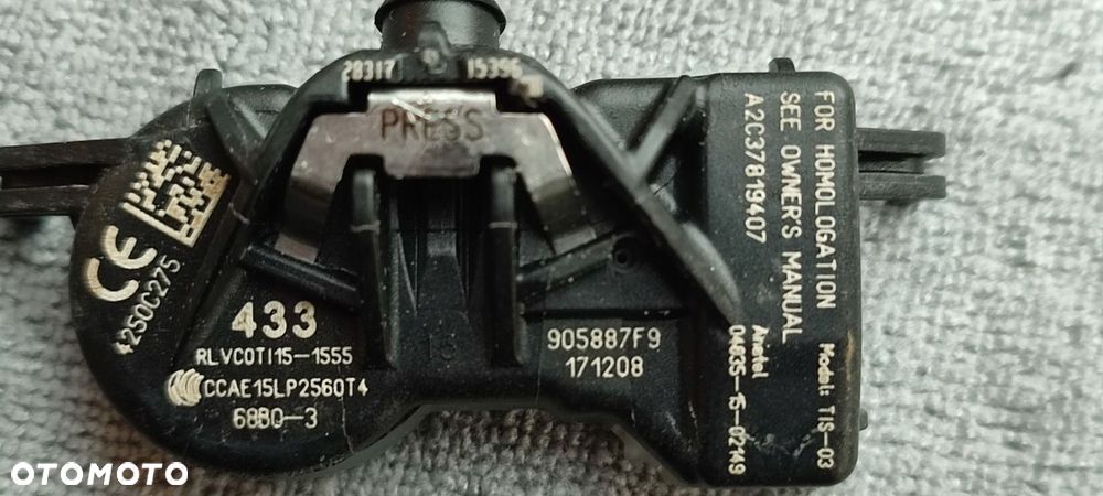 Czujniki Ciśnienia Kół Oryg. Mitsubishi SpaceStar 4250C275 A2C37819407 Bdb - 6