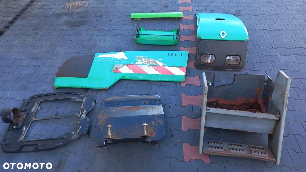 pokrywa silnika GÓRA renault ergos maska zbiornik paliwa - 1