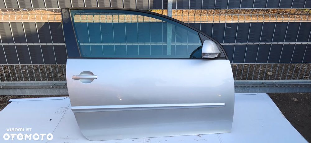 Drzwi kompletne Lewe Prawe VW GOLF 5 LA7W V części przód przednie 3D srebrne kierowcy poszycie - 2