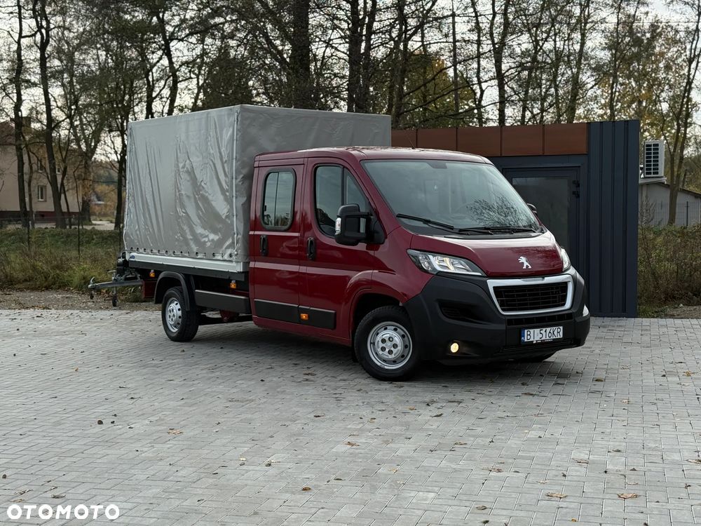 Peugeot Boxer 2.2 HDI / 123.900KM 2020R / Doka Brygadówka Podwójna Kabina 7-osobowa / Bezwypadkowa - 1