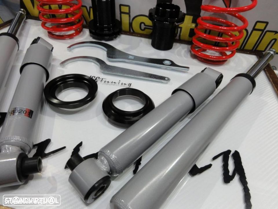Coilovers Citroen Saxo 96- 04, Peugeot 106 91-05 JOM RED LINE C/2 anos de garantia - 10