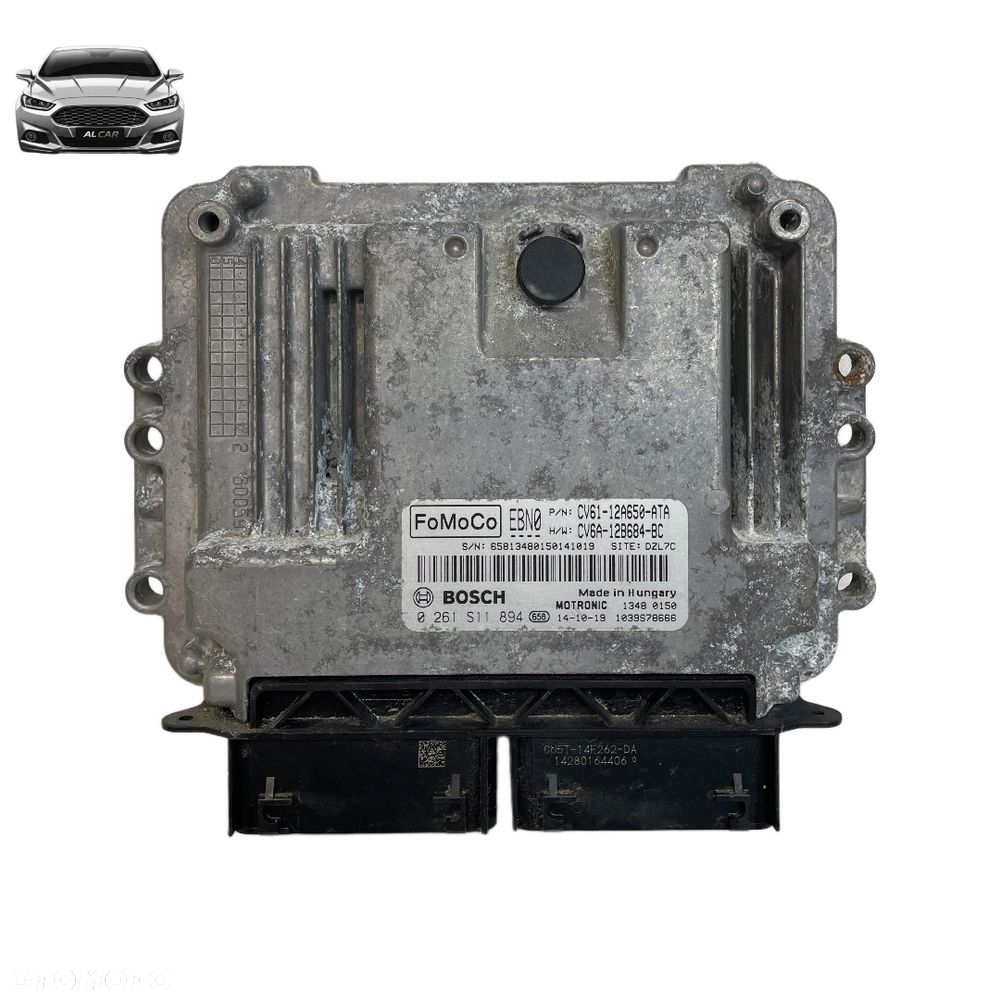 STEROWNIK SILNIKA 1.0 ECOBOOST EURO 5 FOCUS MK3, C-MAX MK2 CV61-12A650-ATA - 1