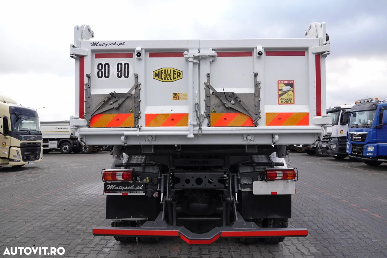 Mercedes-Benz AROCS 3243 / 8x4 / CAMION BASCULANTE + HYDROBOARD / BORDMATIC / MEILLER KIPPER / EURO 6 / ANVELOPE 100% / 50.000 km. - 17