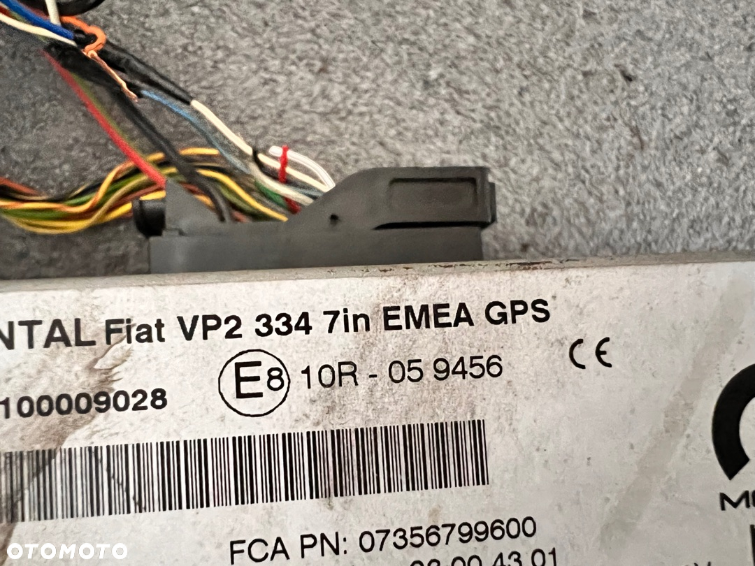 FIAT 500 NAWIGACJA Z KODEM ! VP2 334 EMEA GPS - 2