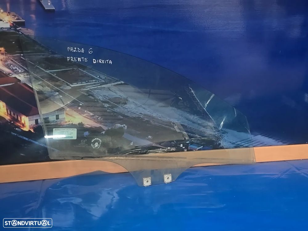 Vidro da porta frente direita vidro laterais para mazda 6 2009- Hatchback - 2