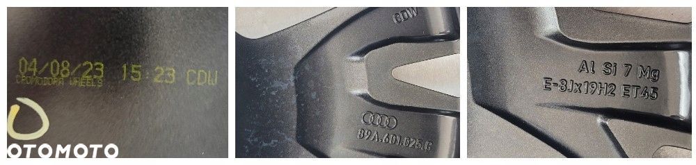 FELGA AUDI Q4 E-TRON 8x19 19 ET45 5x112 89A601025C - 15