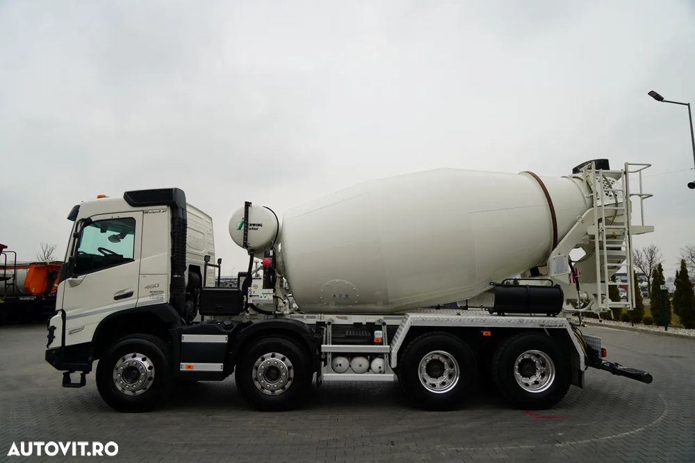 Volvo VOLVO FMX 460 / 8x4 / 9m3 BETONIERĂ / SCHWING STETTER / 9 M3 / I-SHIFT / JANTE DIN ALIAJ / EURO 6 - ANUL DE PRODUCȚIE: 2022 DATA ÎNMATRICULĂRII: 17.01.2022 VIN: YV2XTYOG1NB364494 KILOMETRAJ: 118.000 KM - EURO 6 AER CONDIȚIONAT CUTIE DE VITEZE ȘI SCHI - 3