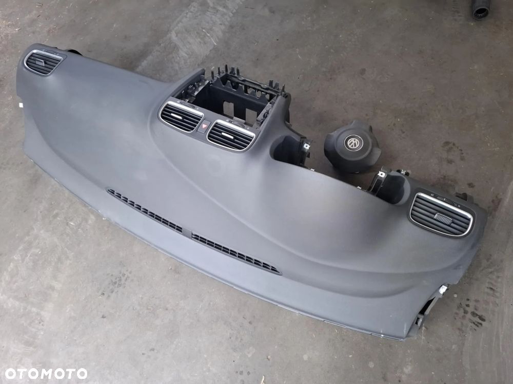 DESKA ROZDZIELCZA AIRBAG KONSOLA VW GOLF VI KOMPLET - 8