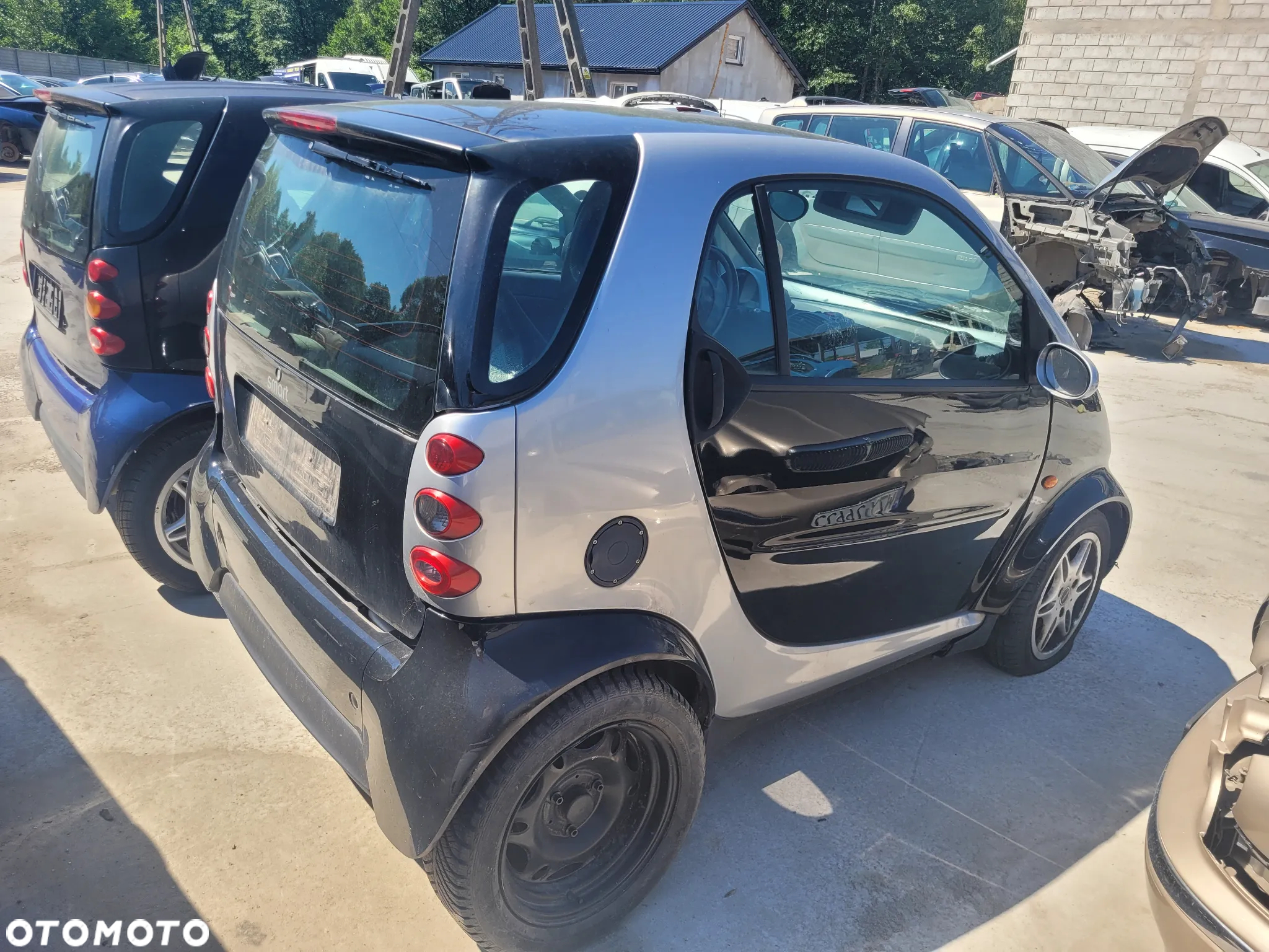 SMART FORTWO 450 EAD maska pokrywa silnika klapa bagażnika zderzak lampa reflektor pas przedni stop lampy halogeny - 4